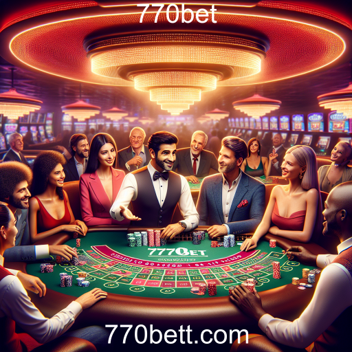 A Experiência Imersiva do Cassino Ao Vivo no 770bet
